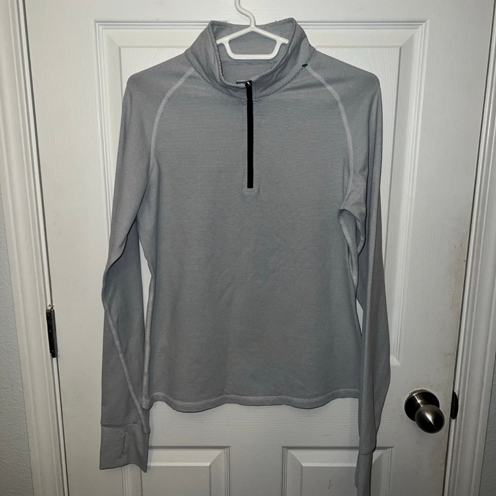 Zyia Active Pearl Premium 1/4 Zip Layer Lightweight Jacket Womens Large